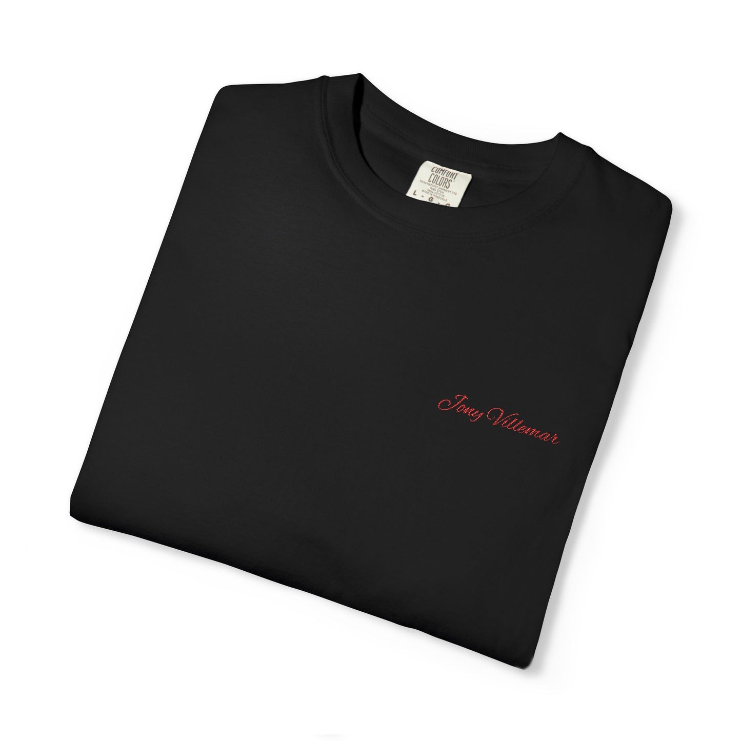Minimalist 'Jony Villemar' Embroidered T-Shirt