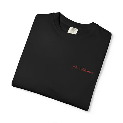 Minimalist 'Jony Villemar' Embroidered T-Shirt