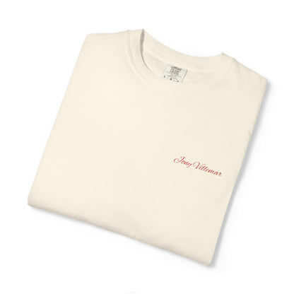 Minimalist 'Jony Villemar' Embroidered T-Shirt