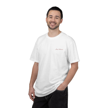 Minimalist 'Jony Villemar' Embroidered T-Shirt