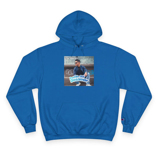 “Pastilla Del Desamor” - Champion Hoodie (P'al Mundo Back Subscript)