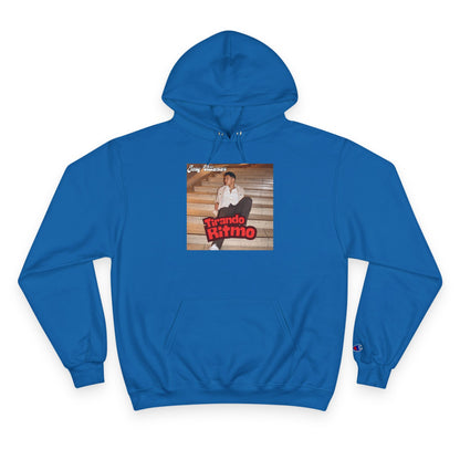 Champion Hoodie - 'Tirando Ritmo' Photo Graphic Pullover (Terry Fleece, Back Script Name)