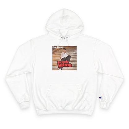 Champion Hoodie - 'Tirando Ritmo' Photo Graphic Pullover (Terry Fleece, Back Script Name)