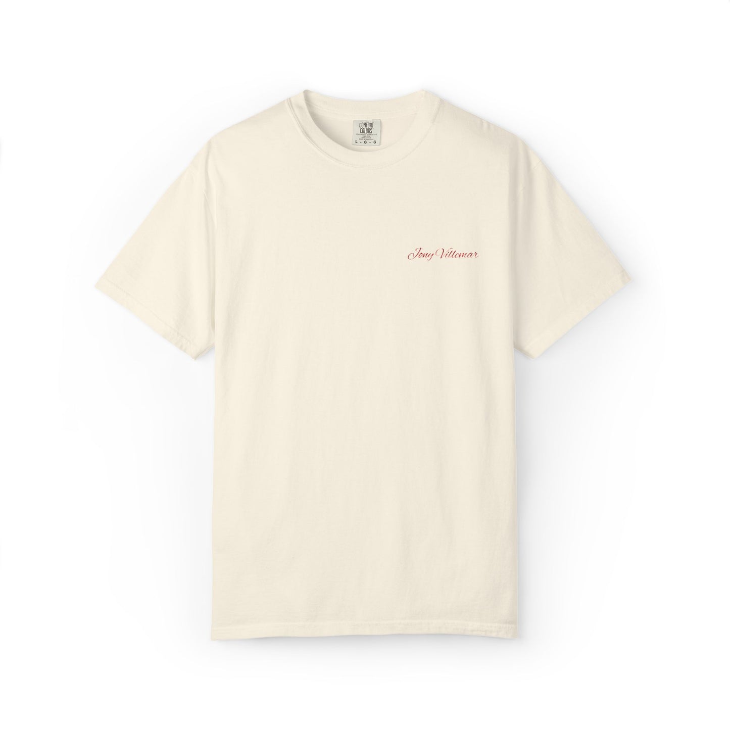 Minimalist 'Jony Villemar' Embroidered T-Shirt